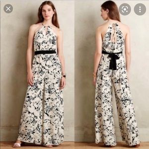Lilium Silk Jumpsuit from Anthropologie